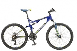 BOSS Road Bike Boss Recoil Mens 24 speed dual suspension mountain bike with disc brakes