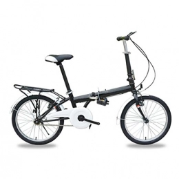 GHGJU Road Bike Charging Folding Bike 20-inch Folding Bike Bicycle Cycling Bike Mini Student Bicycle Gift Car, Black-20in