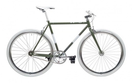 Cheetah Bike Cheetah Unisex 3.0 Fixed Gear Bicycle, Olive Green, Size 59