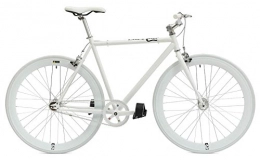 Cheetah Unisex Original Fixed Gear Bicycle, White, Size 59