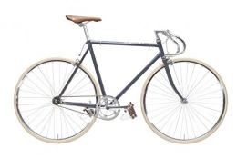 Cheetah  Cheetah Unisex's Cafe Racer Fixed Gear Bicycle, Grey, Size 59