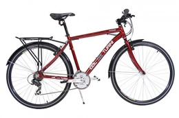Col de Turini Men's Rhone Commuting Bike-Red/Black, 21 Inch