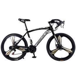  Bike Commuters Aluminum Full Suspension Road Bike 21 Speed Disc Brakes 700c teenage bicycle Lightweight (Color : Black, Size : Other)
