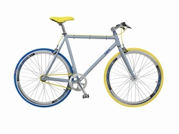 Coppi Bicycle Aluminium Racing Frame 28Fixed Grey