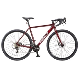 Coyote Road Bike Coyote X GRANITE Gents's Gravel Bike With 27.5-Inch Wheels 15-Inch Frame, Zoom Mechanical Disc Brakes, Red Cherry Colour
