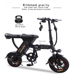 CSJD Bike CSJD Electric bicycle, folding bicycle portable bicycle, mini bicycle, with LCD speed display