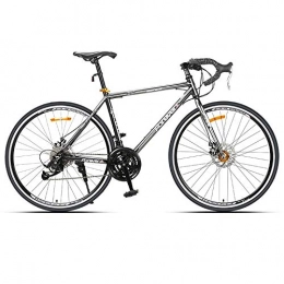 CYCC Road Bike CYCC 27-speed aluminum alloy bicycle, men's and women's road bikes, double-disc brake racing, student cycling sports cars-27-speed gray handlebar