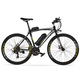 Cyrusher  Cyrusher RS600 Mans 50cm x 700c Road Bike 21 Speeds Electric Bike 240W 36V 15AH Removable Lithium Battery Mountain Bike City Bike Power Assist with Carbon Steel Frame & Dual Disc Brakes