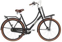 POPAL Road Bike Daily Dutch Prestige 28 Inch 50 cm Woman 7SP Roller brakes Matte black