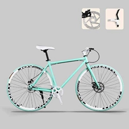Aoyo Road Bike Double Disc Brake Road Bicycle, 26 Inch Bikes, High Carbon Steel Frame, Road Bicycle Racing, Men's And Women Adult