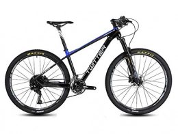 DUABOBAO Road Bike DUABOBAO Mountain Bike, Road Bike, Suitable For Young Adults, M8000-22 Speed (33 Speed), 11.3KG, Carbon Fiber Material / Race Level, Blue / Red, Blue, 17.5CM