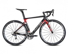 DUABOBAO Road Bike DUABOBAO Road Bike, R8000-22 Speed Small Set Standard, Red, Carbon Fiber Material / Race Level, Sports Cycle Outdoor Family Road, Men's Girls Young Children, A, 44CM