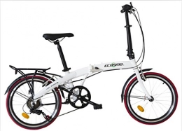 ECOSMO Bike Ecosmo 20" Lightweight Alloy Folding City Bicycle Bike, 12kg - 20AF09W