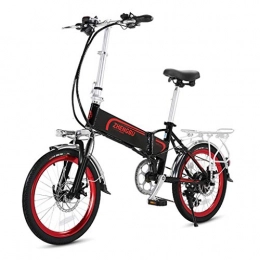 Electric Bikes Bike Electric Bikes Folding Electric Bicycle Bicycle Adult Male And Female Mini Electric Car Aluminum Alloy Battery Car, Endurance Capacity 80km (Color : Black, Size : 160 * 45 * 150cm)