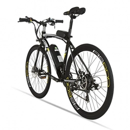Extrbici Road Bike Electric City Bike Extrbici Rs600 Mans Electric Road Bike 700c50cm Strong Carbon Steel Frame 240W 36V 15AH Lithium Battery with Key Start Shimano 21 Speeds Dual Disc Brakes with 3 Riding Models for Man