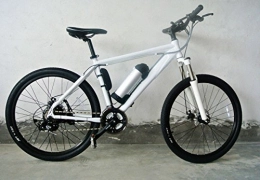 ELECYCLE Road Bike ELECYCLE 250W Electric Bicycle 26 Inch Hardtail Mountain Bike with Lithium Battery and LCD Display in White
