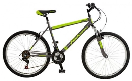 Falcon Bike Falcon Men's Odyssey Comfort Mountain Bike - Grey / Lime Green, 12 Years