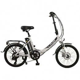 Ride  Flow 20 Unisex Alloy Low Step Folding Electric Bike, Grey