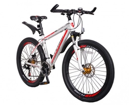 Mars Cycles Road Bike Flying 21 speeds Mountain Bikes Bicycles Shimano Alloy Frame with Warranty (Red White)