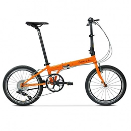 Folding Bikes Bike Folding Bikes Bicycle Folding Bicycle Unisex 20 Inch Ultra Light Bicycle Portable Variable Speed Bicycle (Color : Orange, Size : 150 * 34 * 93cm)