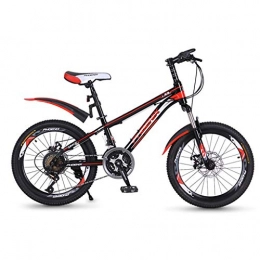 Folding Bikes Road Bike Folding Bikes Bicycle Unisex 20 Inch Small Wheel Bicycle Portable 21-speed Children Bicycle Mountain Bike Folding Bicycle (Color : Red, Size : 126 * 62 * 83cm)