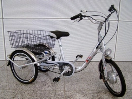 GermanXia Road Bike GermanXia Three-Wheeled Shopping Bike, CF 3G, 20 Inches, Range up to 65km