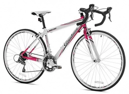 Giordano Bike Giordano Libero 1.6 Women's Road Bike, 700c, White Pink, Medium