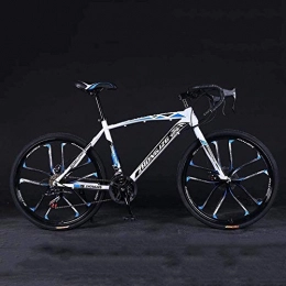 giyiohok Bike giyiohok Mountain Bike Road Bicycle Hard Tail Bike 26 Inch Bike Carbon Steel Adult Bike 21 / 24 / 27 / 30 Speed Bike Colourful-21 speed_White blue black