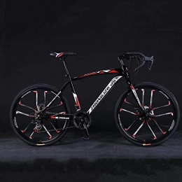 giyiohok Road Bike giyiohok Mountain Bike Road Bicycle Hard Tail Bike 26 Inch Bike Carbon Steel Adult Bike 21 / 24 / 27 / 30 Speed Bike Colourful-24 speed_Black red