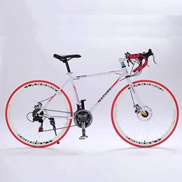 GUIO Bike GUIO Road Bikes 2.0 Carbon Bike Racing Bike Fiber Road Bicycle with 16 Speed, Red