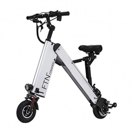 GYJUN Electric Foldable Bike bicycle - Portable with 350W 36V Engine ABS Electronic brake system and LCD Speed Display (8 inch),Silver