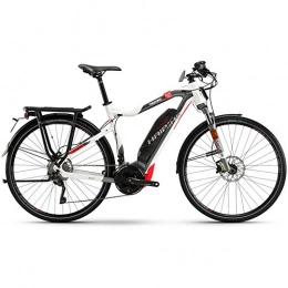HAIBIKE Road Bike HAIBIKE E-Bike Sduro Trekking S He 8.0500WH 20g. XT 28YWC Size S White Titanium Red
