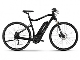 HAIBIKE Road Bike HAIBIKE Sduro Cross 1.0 Bosch 400Wh 8v Black Size 64 2019 Men (Electric Trekking)