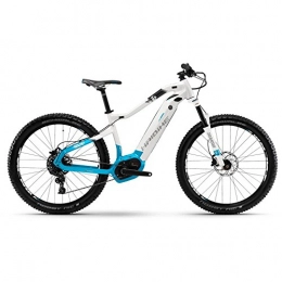HAIBIKE Road Bike Haibike Sduro Hardlife 6.0500WH E-Bike Electric Mountain Bike White / Blue / Charcoal, wei / blau / anthrazit, RH 49 cm / 27, 5 Zoll