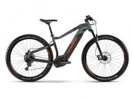 HAIBIKE Bike HAIBIKE Sduro Hardnine 8.0 Bosch 500Wh 11v Black / Olive Green Size 40 2019 (eMTB Hardtail)