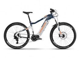 HAIBIKE Road Bike HAIBIKE Sduro HardSeven 5.0 Yamaha Electric Bike 2019, Blue / White / Orange, M / 44 cm