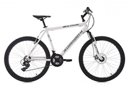 KS Cycling Road Bike Hardtail Mountain Bike 26" Carnivore White-Grey 21 Gear Frame 51 cm KS Cycling