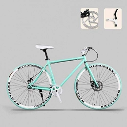 HJRBM Bike HJRBM Road Bicycle， 26 inch Bikes， Double Disc Brake， High Carbon Steel Frame， Road Bicycle Racing， Men’s and Women Adult 6-6 fengong