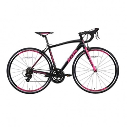 Huijunwenti  Huijunwenti Road Bike Bicycle, Aluminum Frame, Shimano 14-speed 700C, Adult Male And Female Students Racing The latest style, simple design (Color : Black red, Edition : 14 speed)