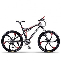 Huoduoduo Bike Huoduoduo Bike, Mountain Bike, 26 Inch 24-Speed, Material High Carbon Steel, Front And Rear Mechanical Disc Brakes, Non-Slip Tires, Natural