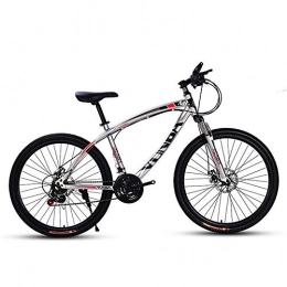 Huoduoduo Road Bike Huoduoduo Bike, Mountain Bike, 26 Inch, Material High Carbon Steel, Front And Rear Mechanical Disc Brakes, Non-Slip Tires