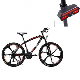 Huoduoduo Road Bike Huoduoduo Bike Mountain Bike, Fast Drop Snow, Disc Brake, High Carbon Steel Thickening Rim, Gift Bike Steering Light.