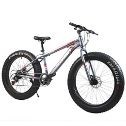 Huoduoduo  Huoduoduo Bikes, Mountain Bikes, Double Disc Brake, Variable Speed 4 Tires, Aluminum Alloy Thickened Rings, Snowmobile 26 Inches.
