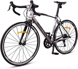 IMBM Road Bike IMBM Road Bike, Adult Men 16 Speed Road Bicycle, Lightweight Aluminium Frame City Commuter Bicycle, Perfect For Road Or Dirt Trail Touring