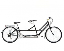 Indigo  Indigo Turismo 1, Unisex Tandem Bike, 21 Speed, 26 Inch Wheel, Black