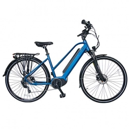 IOHAWK Road Bike IOHAWK E-Pro 28" Unisex Pedelec with 250W BAFANG Mid-Motor (80Nm! 692 Wh battery for up to 190 km range, Shimano hydraulic brakes, Deore 10-speed gearshift electric bike.