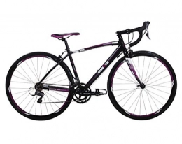 Iron Man Road Bike IRONMAN Wiki 500, Womens Road Bike, 16 Speed, 700C Wheel, Carbon Blade Fork, Black / Purple (44cm Frame)