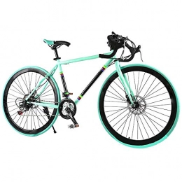 JiaLG Adult male and female cross-country mountain bike speed racing bicycles teenagers lightweight road racing (Color : Green)