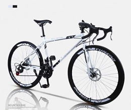 JIAWYJ Road Bike JIAWYJ YANGHAO-Adult mountain bike- Road Bicycle, 24-Speed 26 Inch Bikes, Double Disc Brake, High Carbon Steel Frame, Road Bicycle Racing, Men's and Women Adult YGZSDZXC-04 (Color : 40knife)
