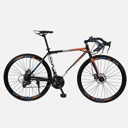 JIAWYJ Bike JIAWYJ YANGHAO-Adult mountain bike- Road Bicycle, 26 Inches 21-Speed Bikes, Double Disc Brake, High Carbon Steel Frame, Road Bicycle Racing, Men's and Women Adult YGZSDZXC-04 (Color : B4)